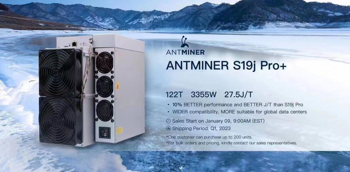 Antminer S19j Pro+ 122th — 2400$ 🔥